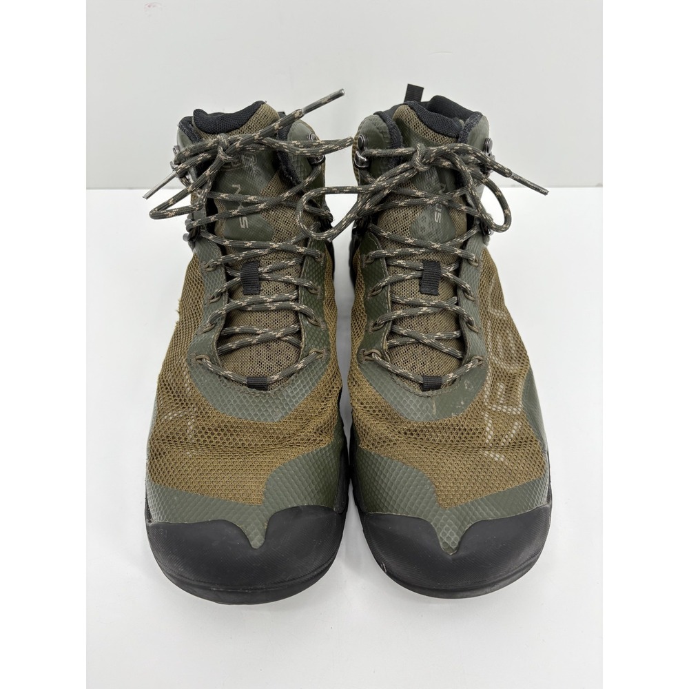 KEEN Mens Nxis Evo Green Mid Waterproof Ankle Hiking Trail Boots, Size 10.5 - Picture 3 of 11